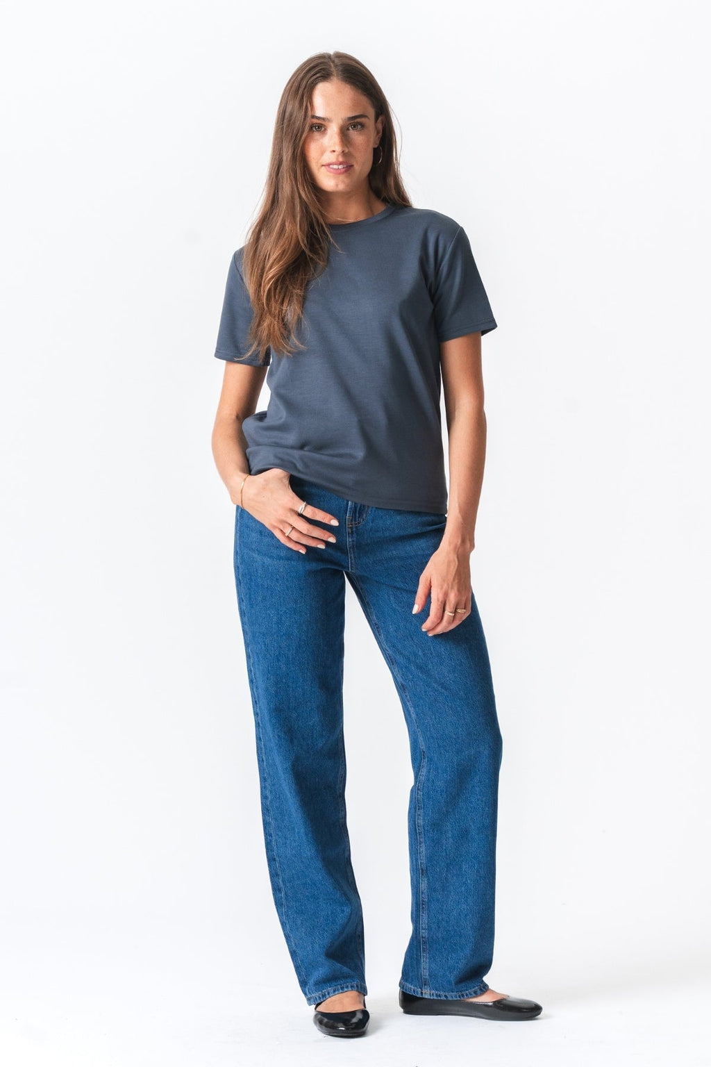 Leah Loose T-shirt - Grey