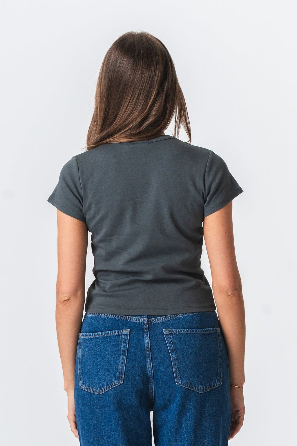 Emily Short T-Shirt - Dark Grey