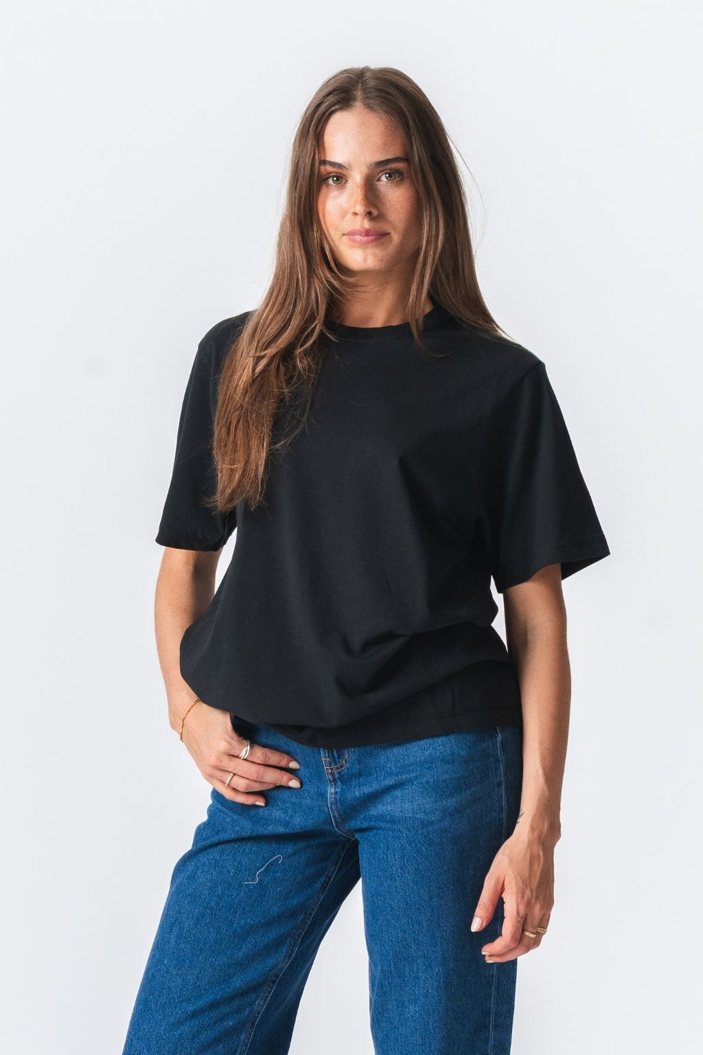 T-shirt BoxFit - noir