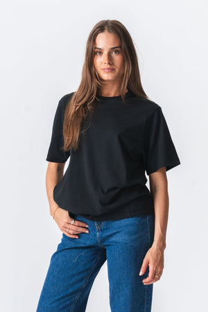 T-shirt BoxFit - noir