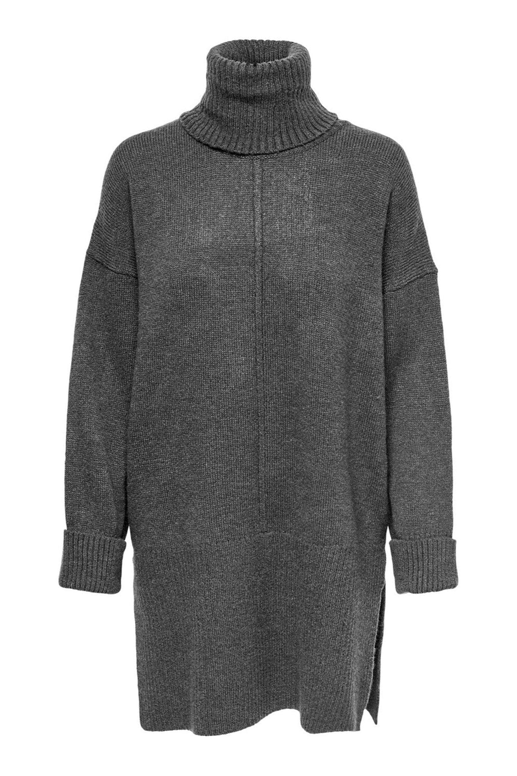 Tatiana Roll Neck Pullover - Gris foncé