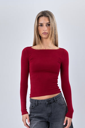 Cassandra Blouse - Bourgogne