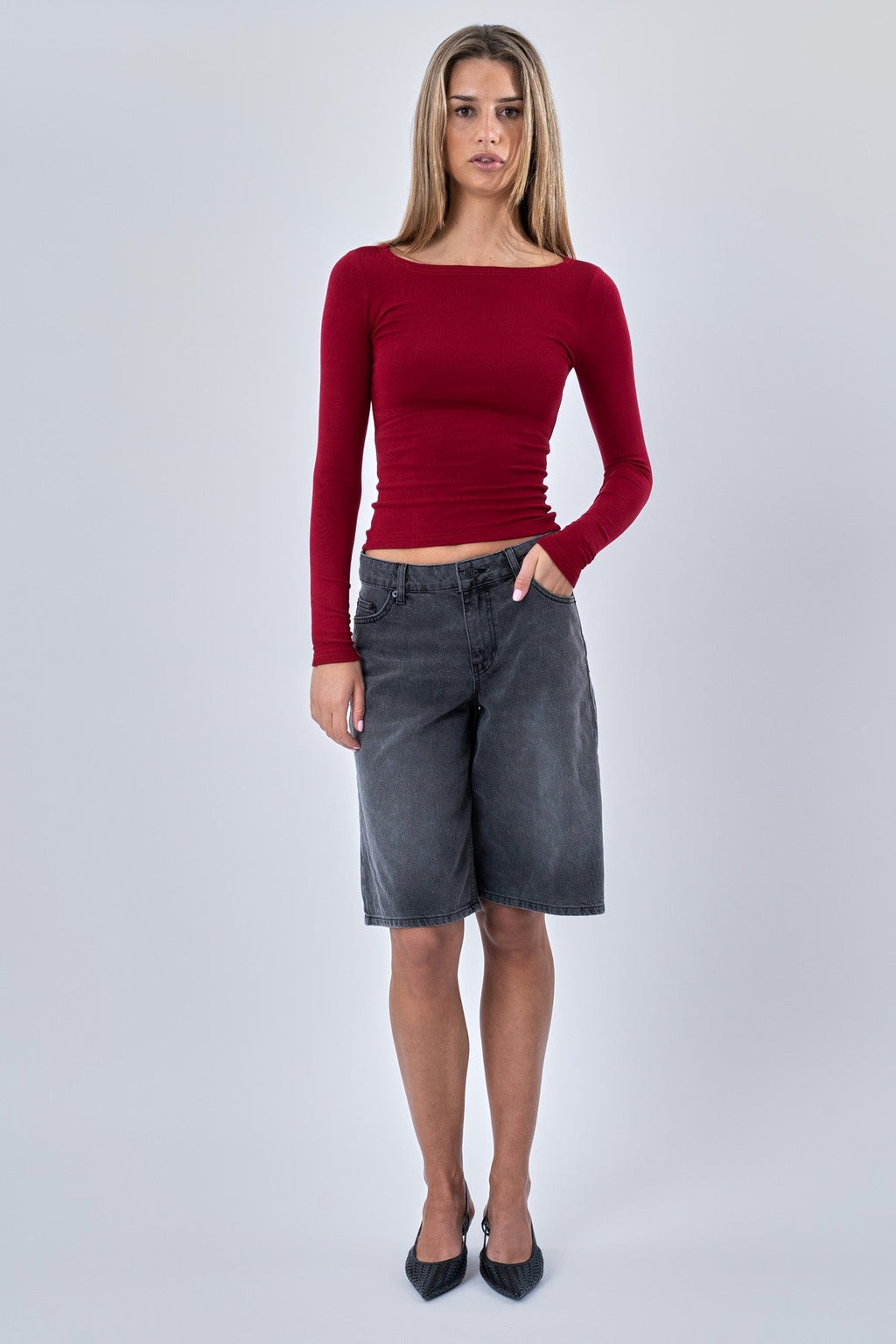 Cassandra Blouse - Bourgogne