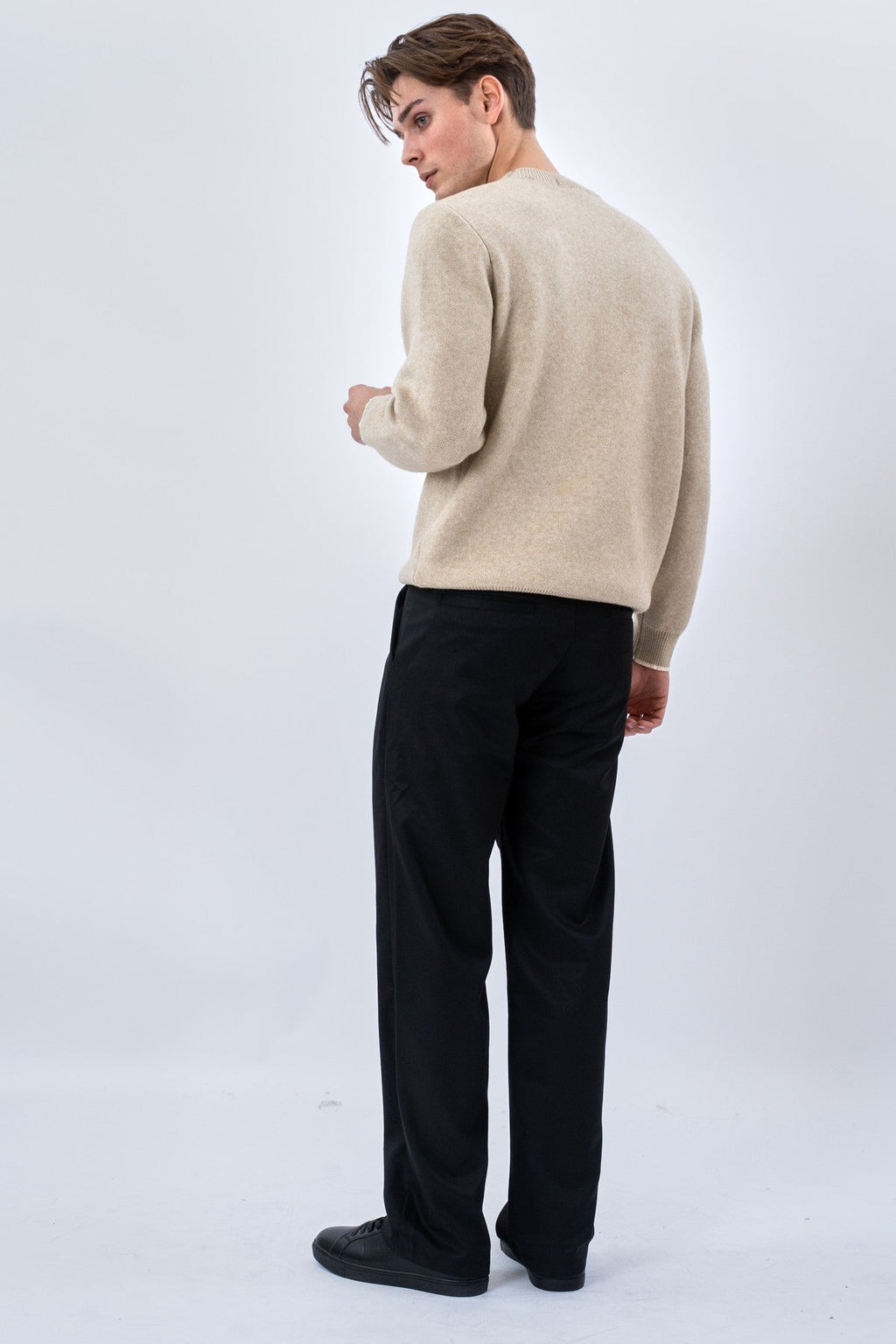 Crewneck Sweater - Beige