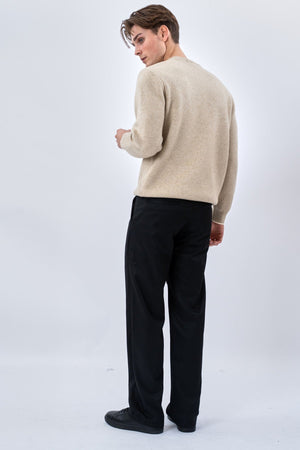Crewneck Sweater - Beige