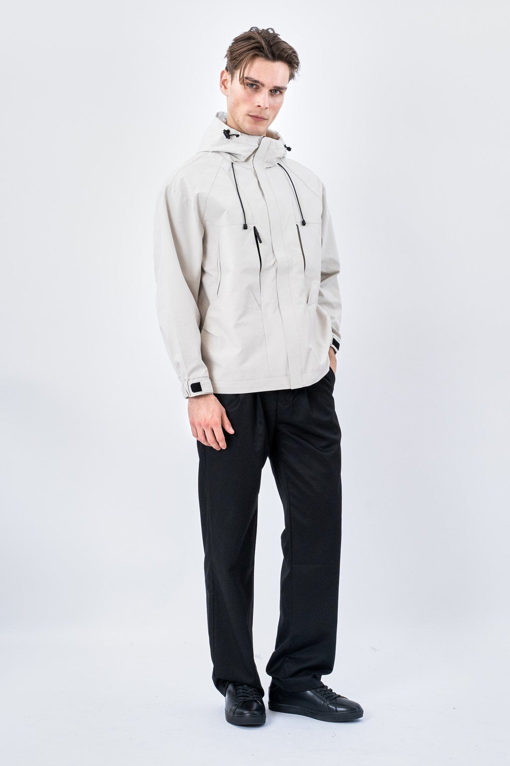 Asher Short Jacket - Light Beige