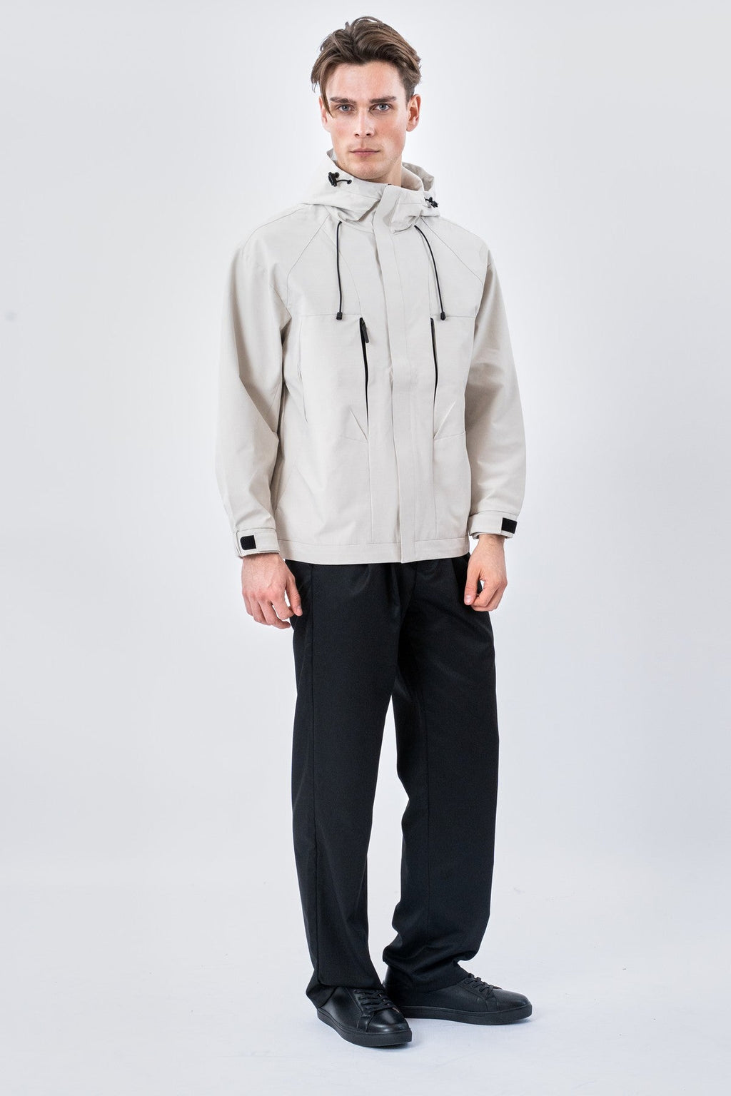 Asher Short Jacket - Light Beige