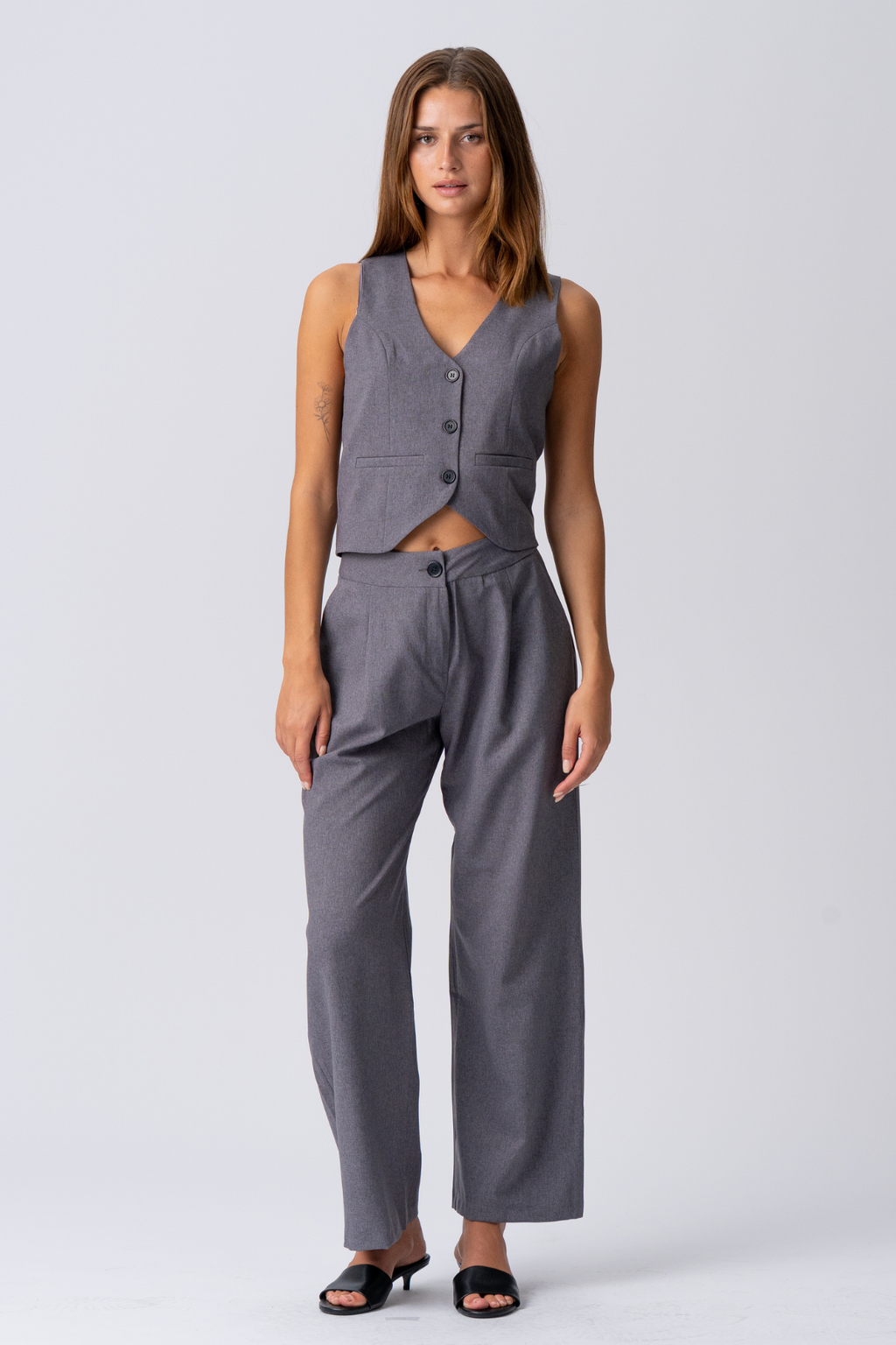 Natalie Vest - Gris foncé