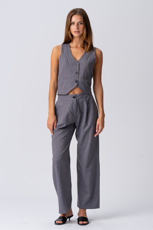 Natalie Vest - Gris foncé