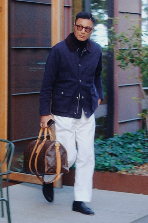 Veste en serre-serre - Marine