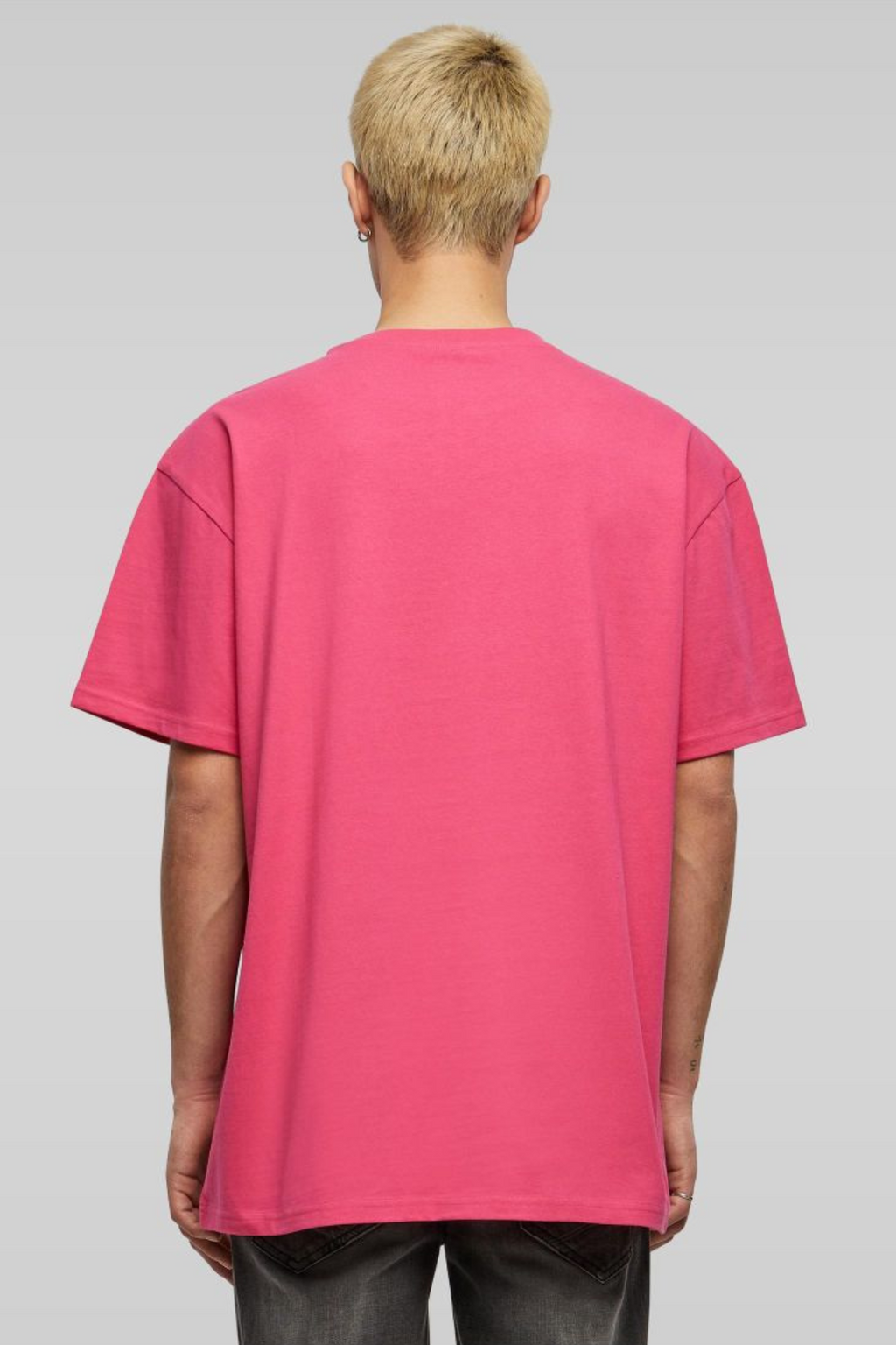 Heavy Oversized T-shirt - Hibiskus Pink