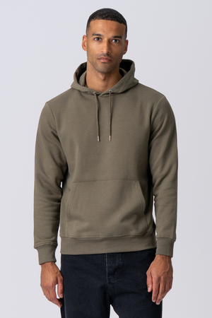 Sweatshirt à capuche - Vert armée
