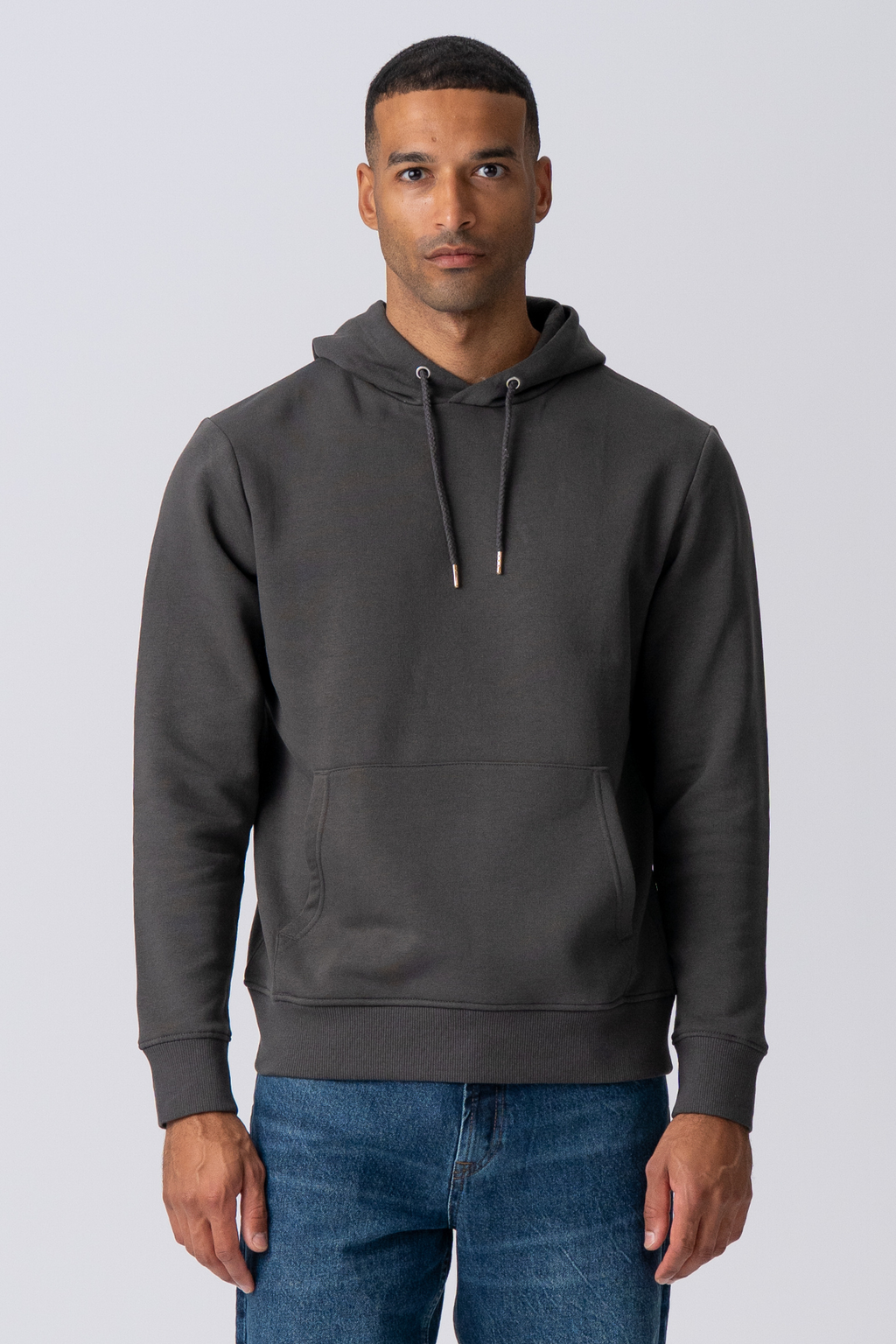 Sweatshirt à capuche - Gris foncé