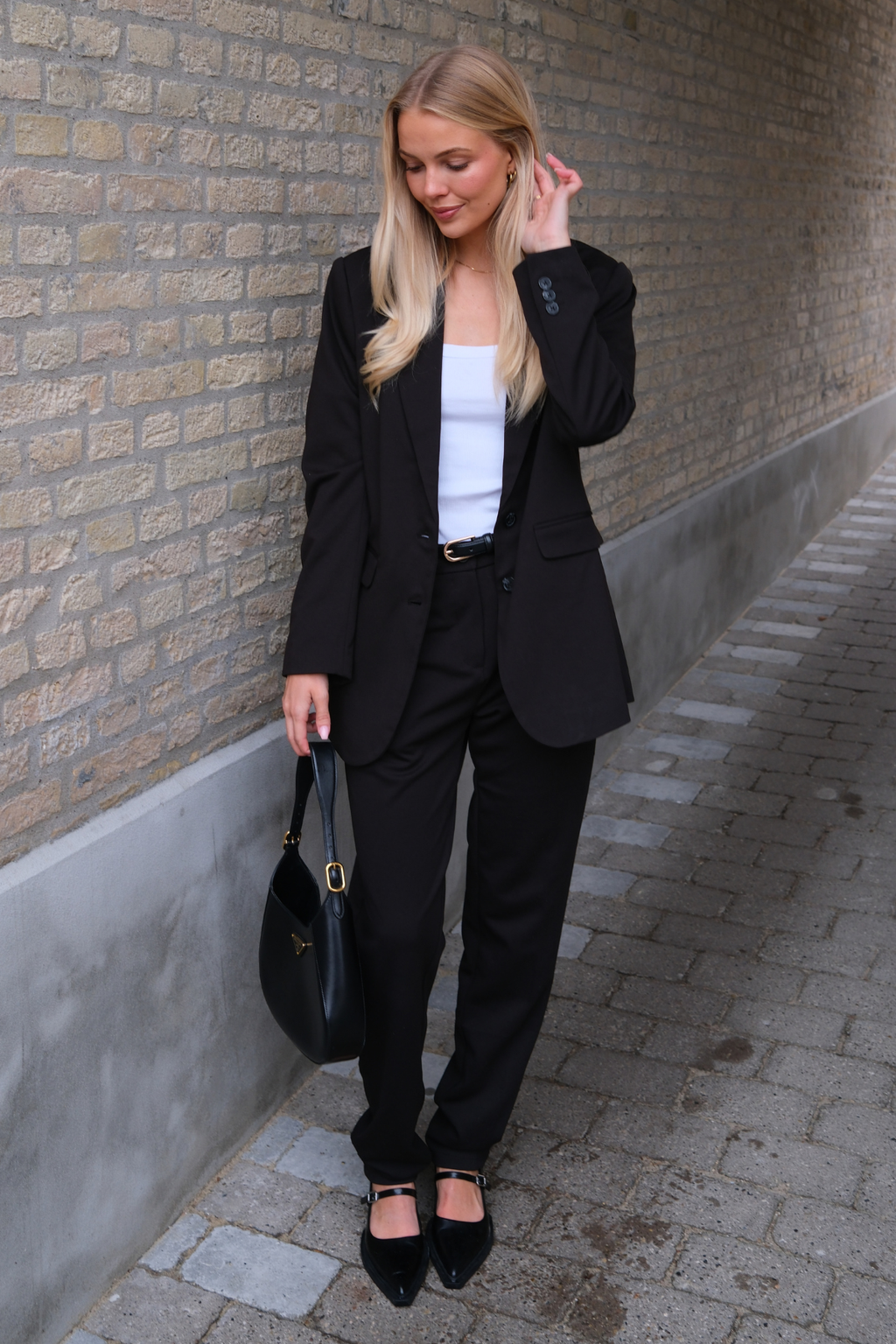 Blazer coupe classique - Noir