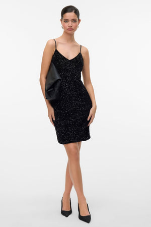 Robe courte Hoka - noir