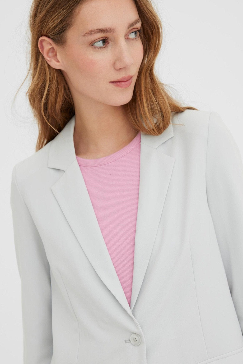 Zelda Blazer - Glacier Gray