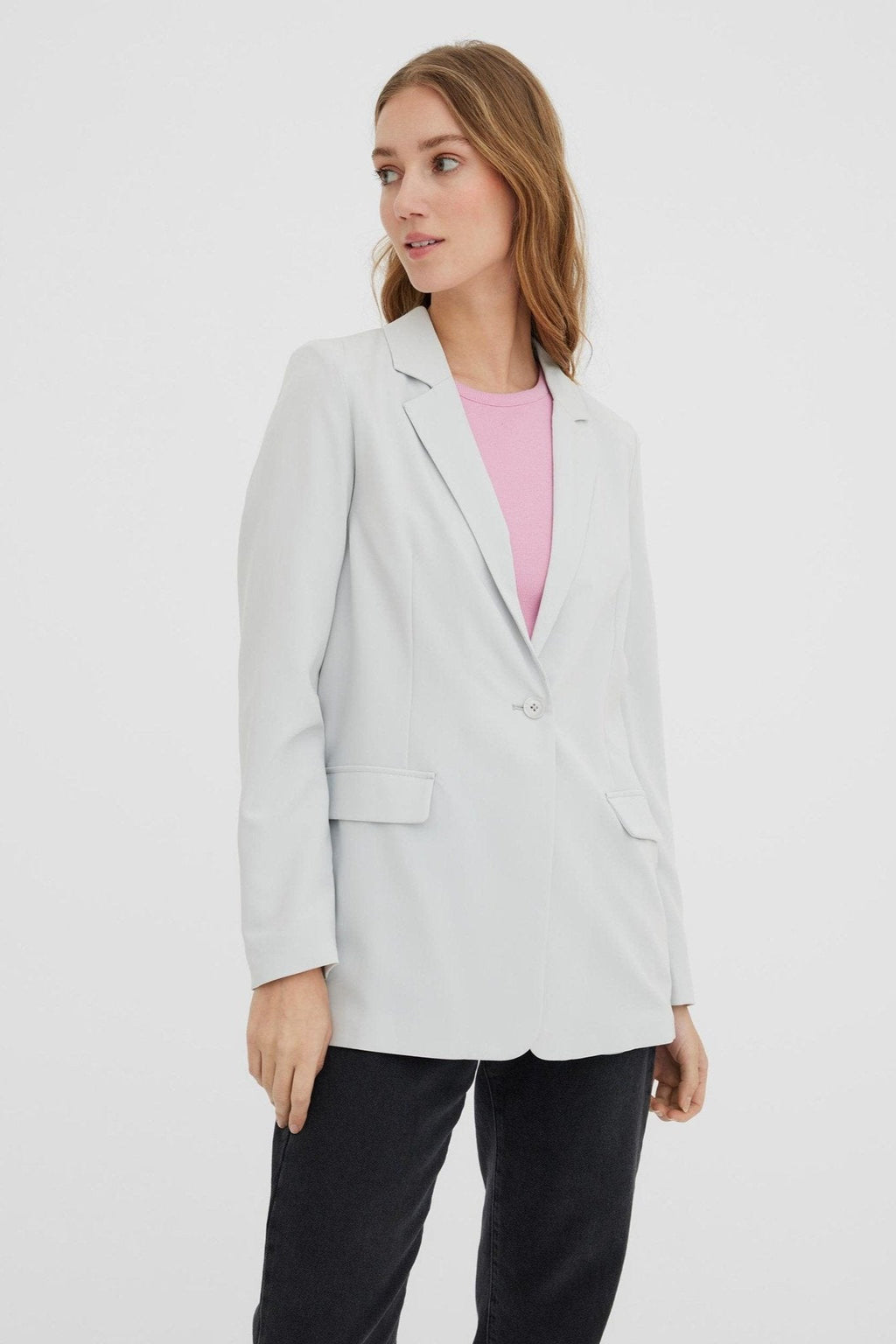 Zelda Blazer - Glacier Gray