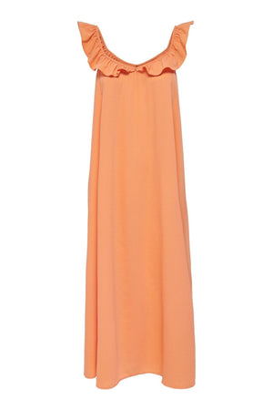Robe Zora Midi - Sun Orange