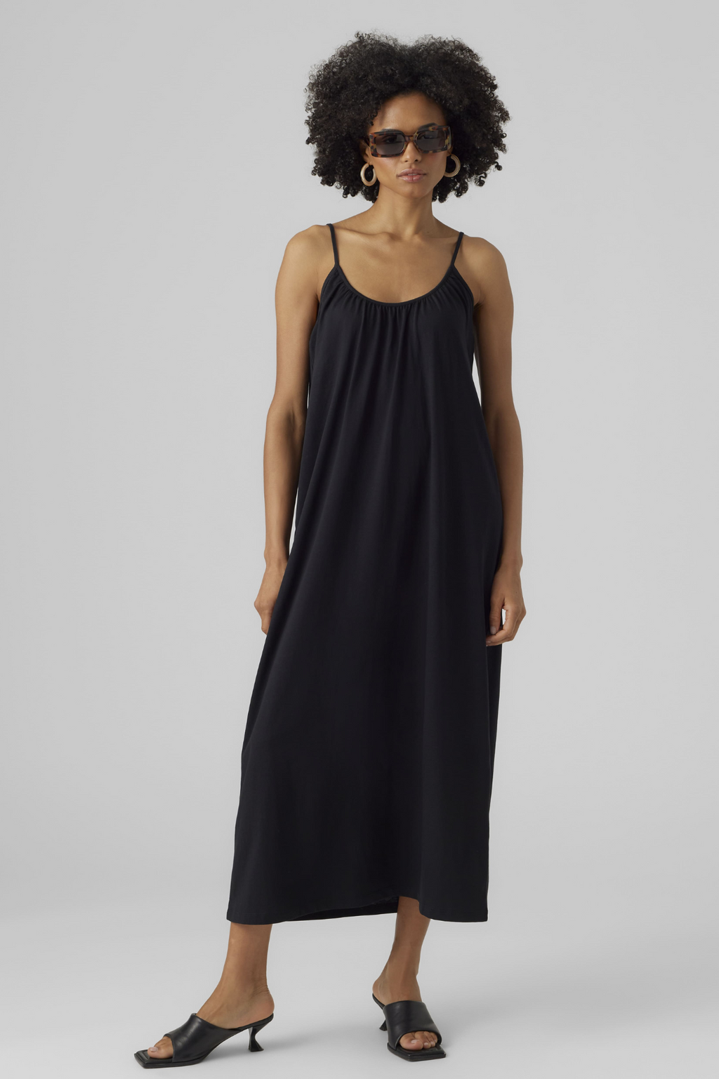 Robe de cheville de Luna Singlet - Black