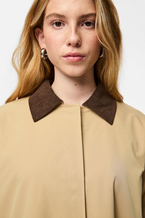 Jorma Long Light Jacket - Travertine Hot Fudge