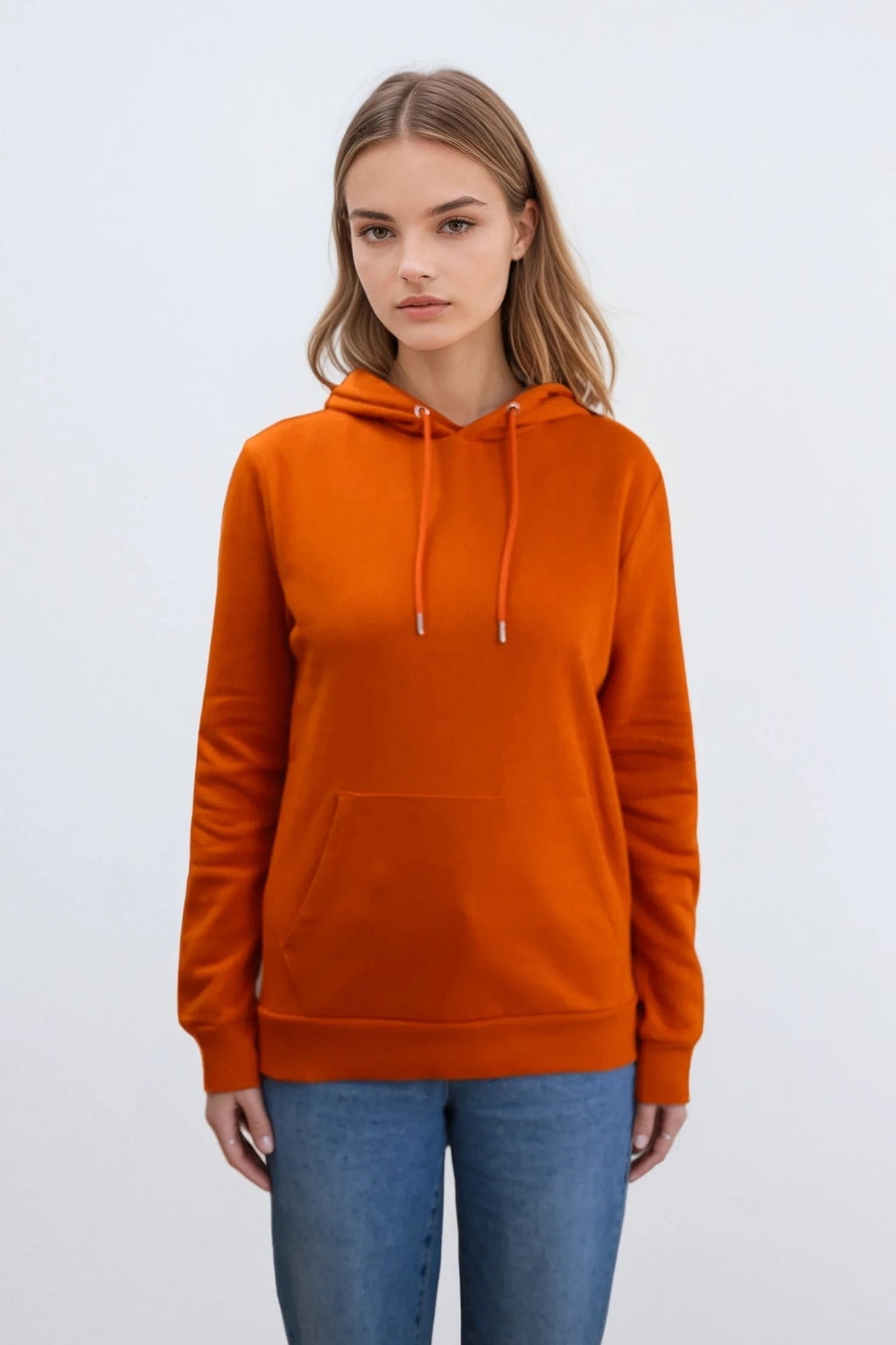 Sweat à capuche de sueur de petit ami - orange