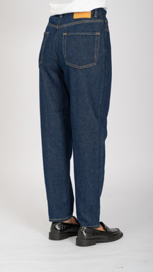 The Original Performance Mom Jeans - Dark Blue Denim