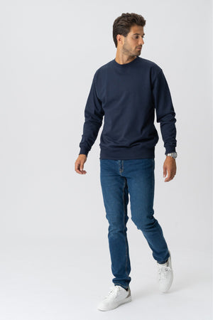 Crewneck de base - Marine