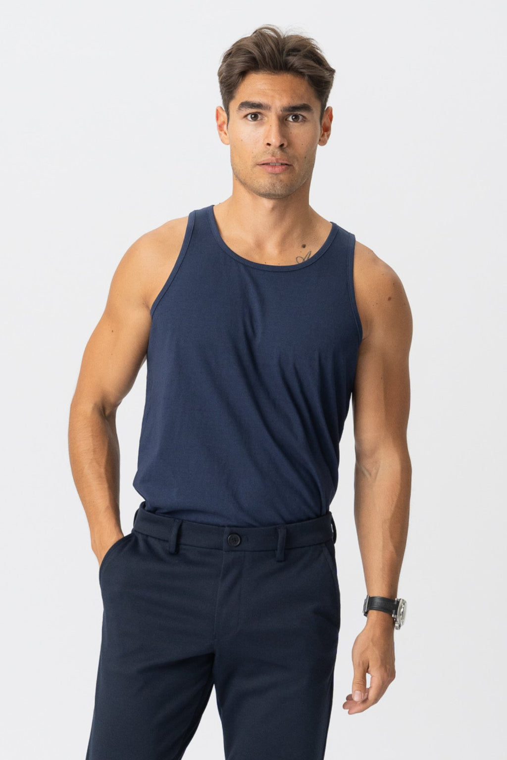 Tanktop de base - Marine