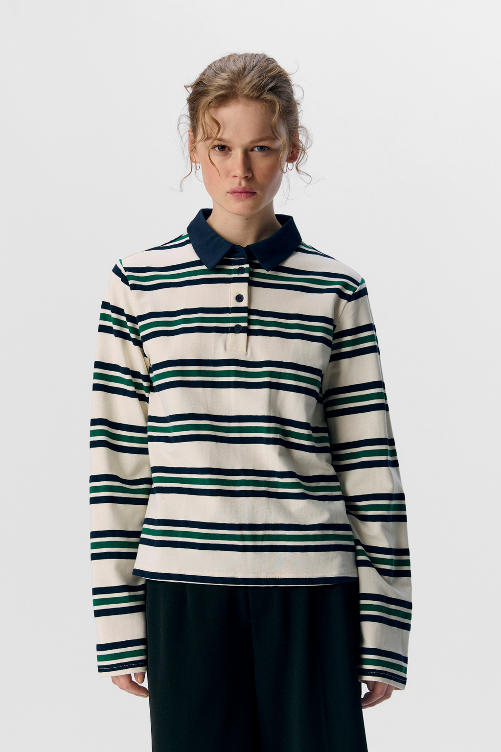 Nana L / S Polo Top - Capitaine du ciel