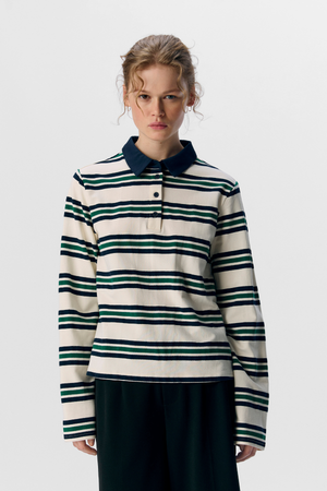 Nana L / S Polo Top - Capitaine du ciel