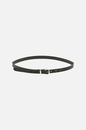 Myra Slim Ceinture - argent noir