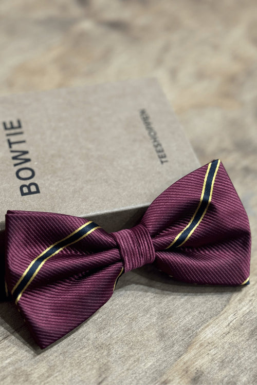 Bowtie - Red/Black/Gold - TeeShoppen Group™