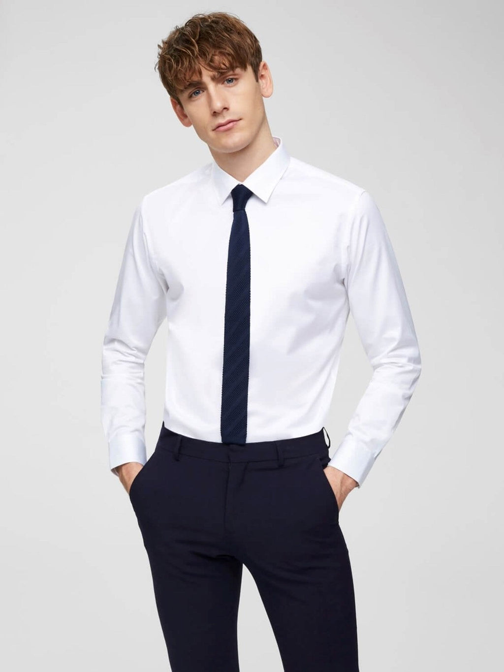 Business shirt slim fit - White