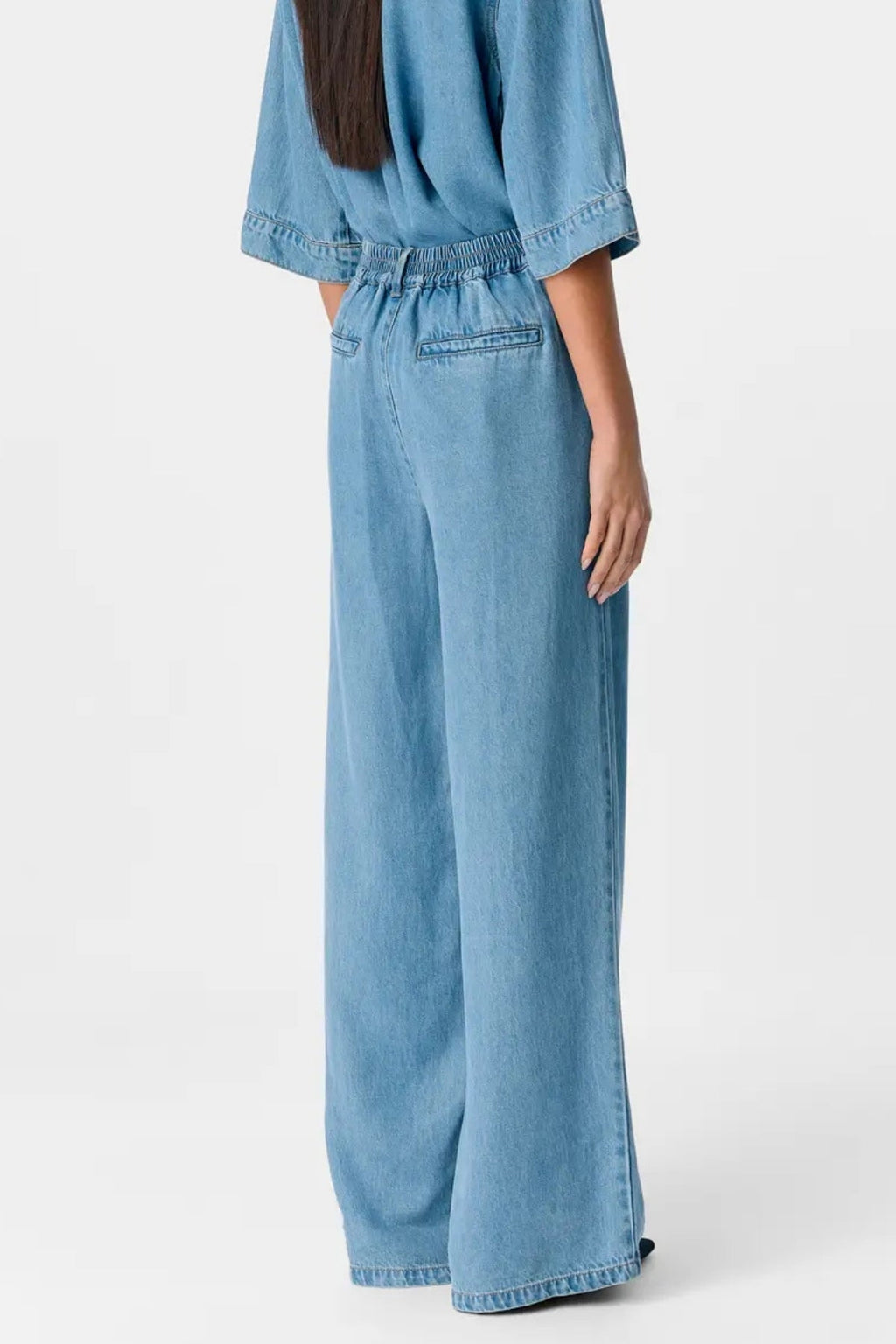 Cadre Lisa large Pants - Denim bleu clair