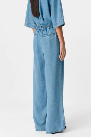 Cadre Lisa large Pants - Denim bleu clair