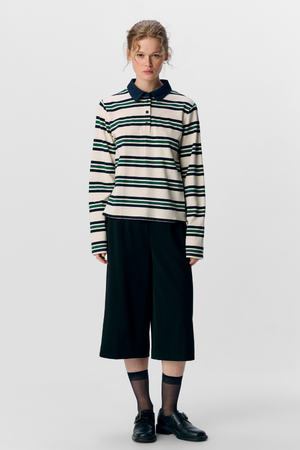 Nana L / S Polo Top - Capitaine du ciel