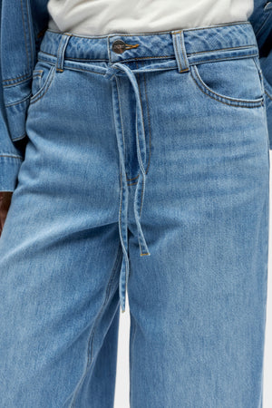 Rosie Wide Jeans - Light Blue Denim