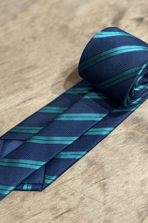 Tie - Navy/Green