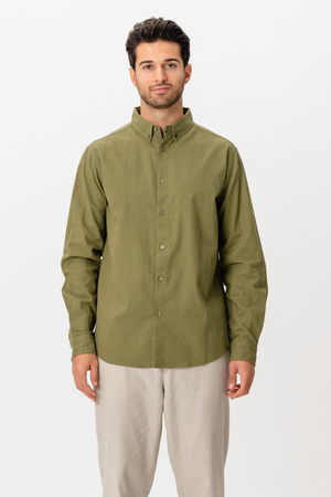 Chemise en lin - Vert