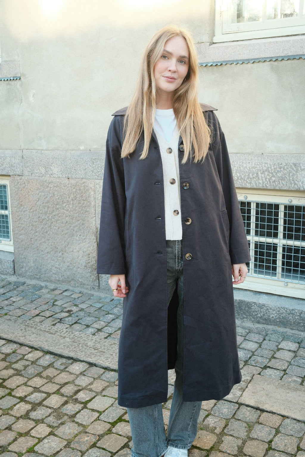 Carla Trenchcoat - Navy