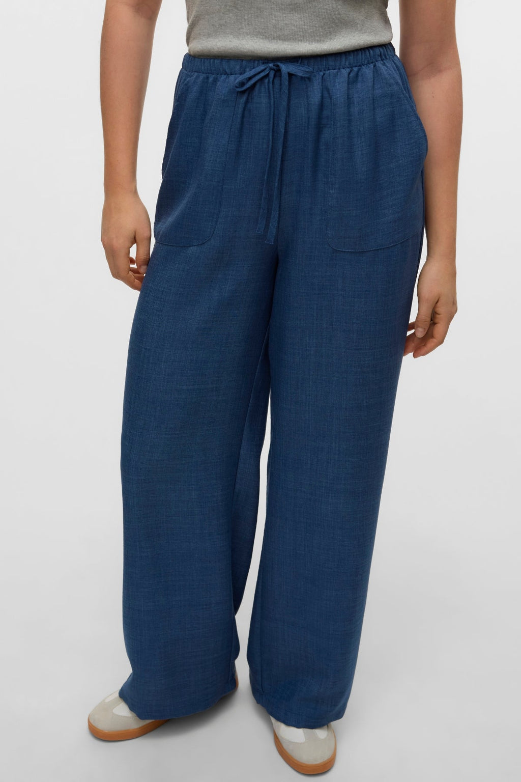 Pantalon ample Melaney - Denim foncé mélangé