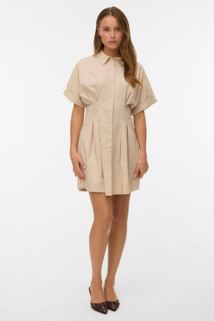 Robe Courte Friba - Ciment