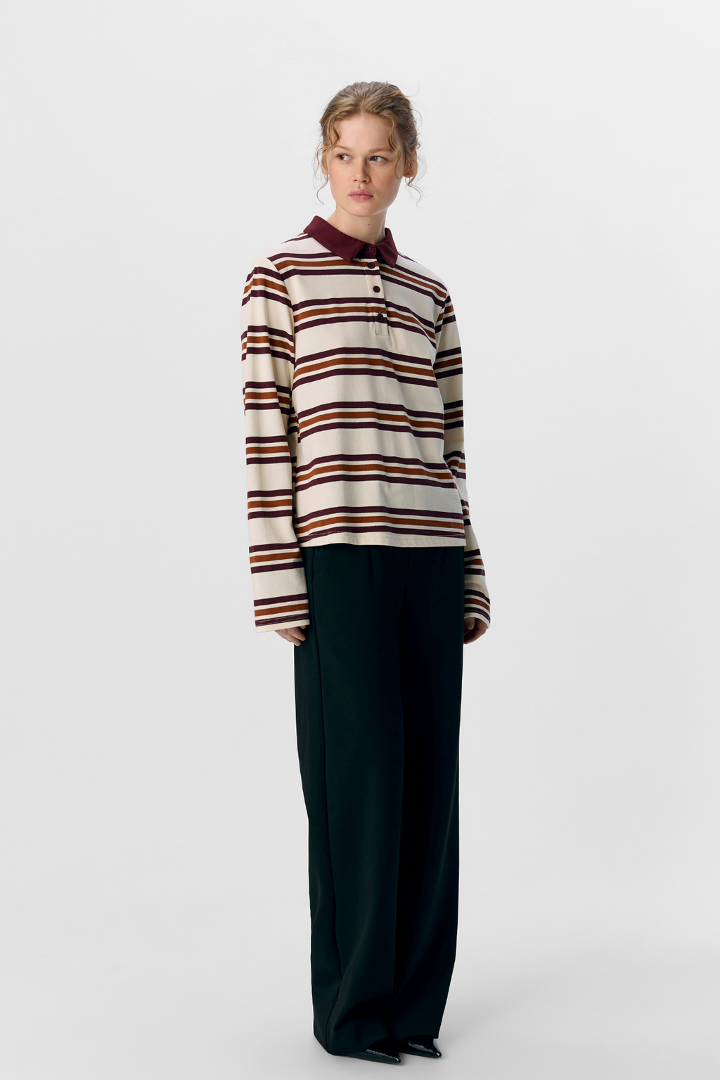 Nana L / S Polo Top - Java
