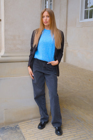 Tricot à manches courtes Chloé - Bleu clair