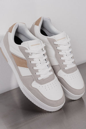 Classic Sneaker - White/Beige - TeeShoppen Group™