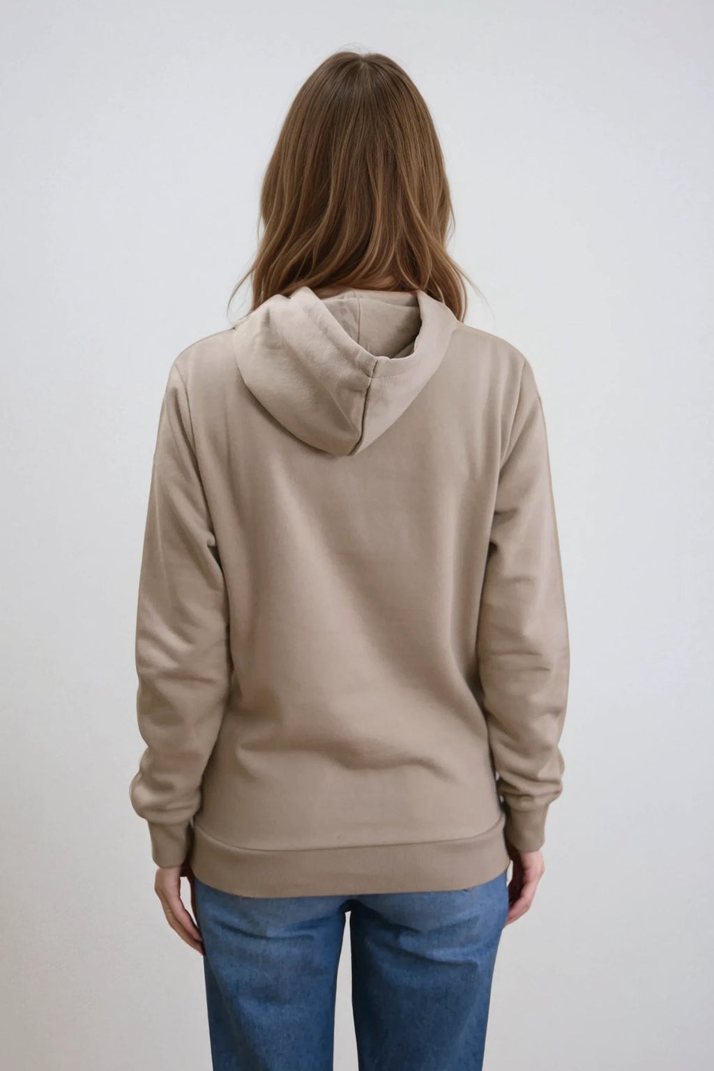Boyfriend Sweat Hoodie - beige foncé