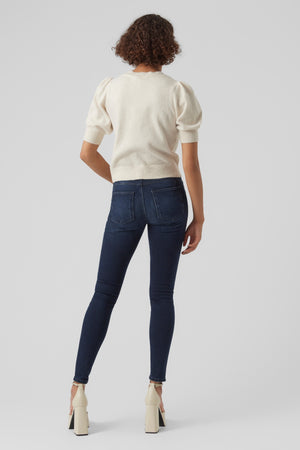 Doffy O-Neck Pullover - Birch Melange