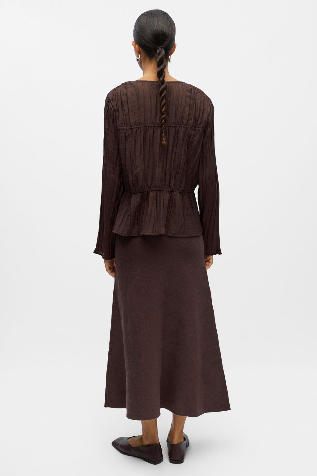 Brea Top -  Seal Brown