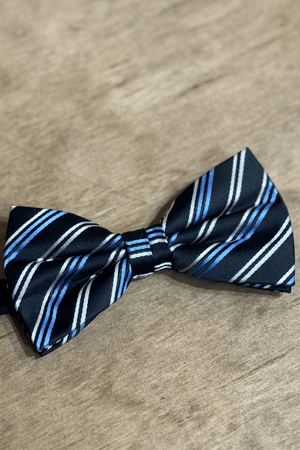 Bowtie - Black/White/Blue