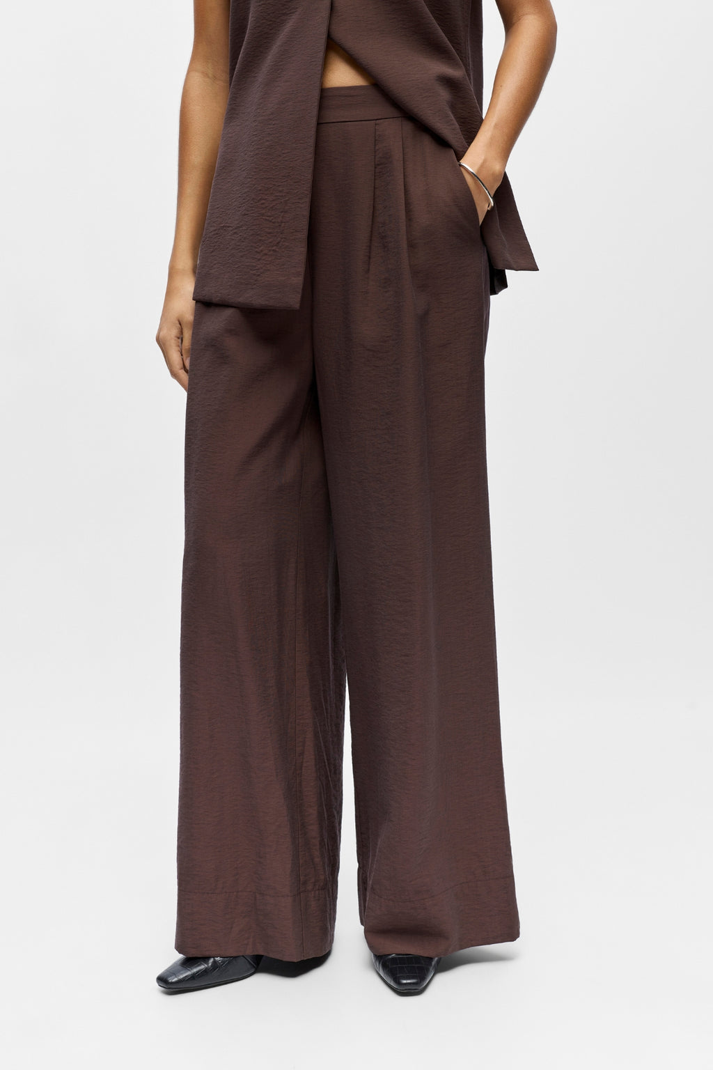 Île large Pants - Marron